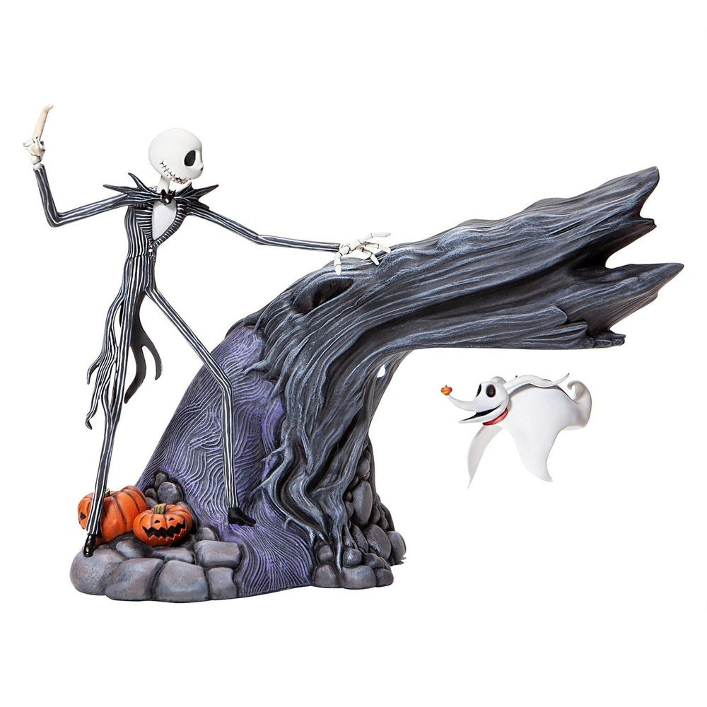 Grand Jester Studios: Flocked Stitch & Angel Figurines, Set of 2