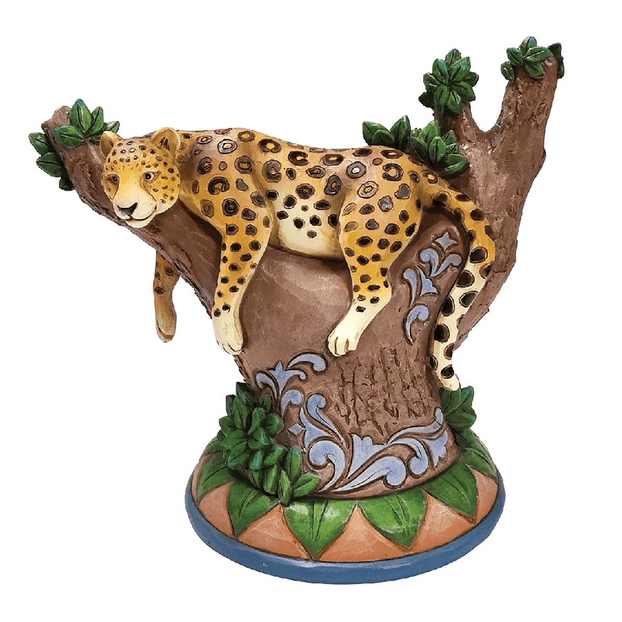Jim Shore Animal Planet: Amur Leopard Figurine sparkle-castle