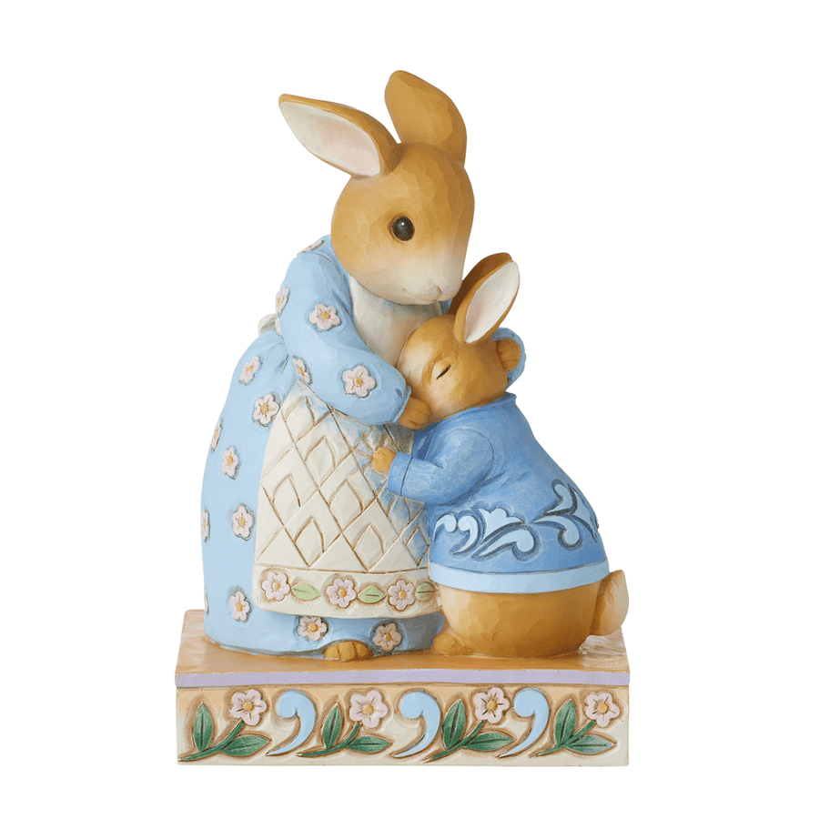 Jim Shore Beatrix Potter: Mrs. Rabbit Peter Figurine sparkle-castle