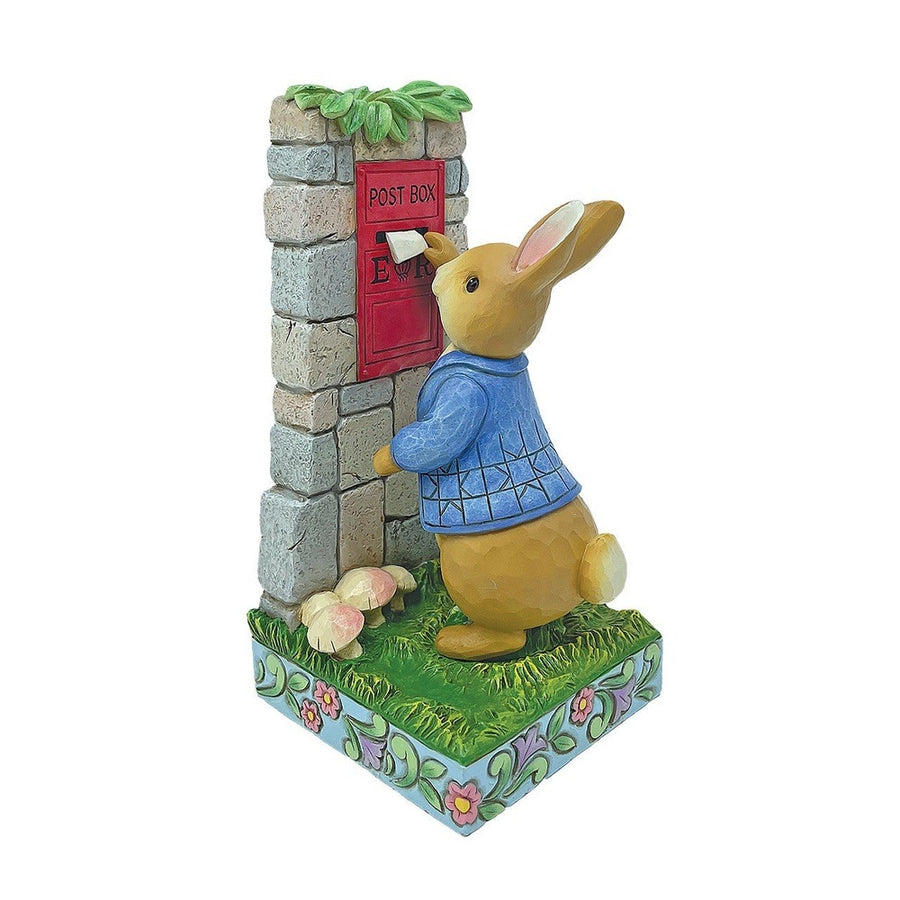 Jim Shore Beatrix Potter: Peter Rabbit Mailing Letters Figurine sparkle-castle