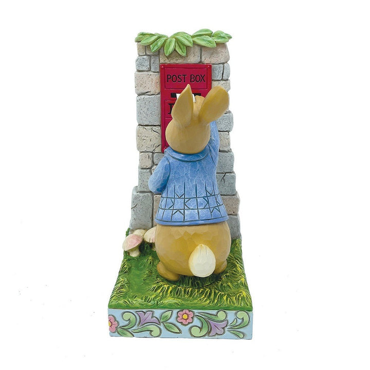 Jim Shore Beatrix Potter: Peter Rabbit Mailing Letters Figurine sparkle-castle