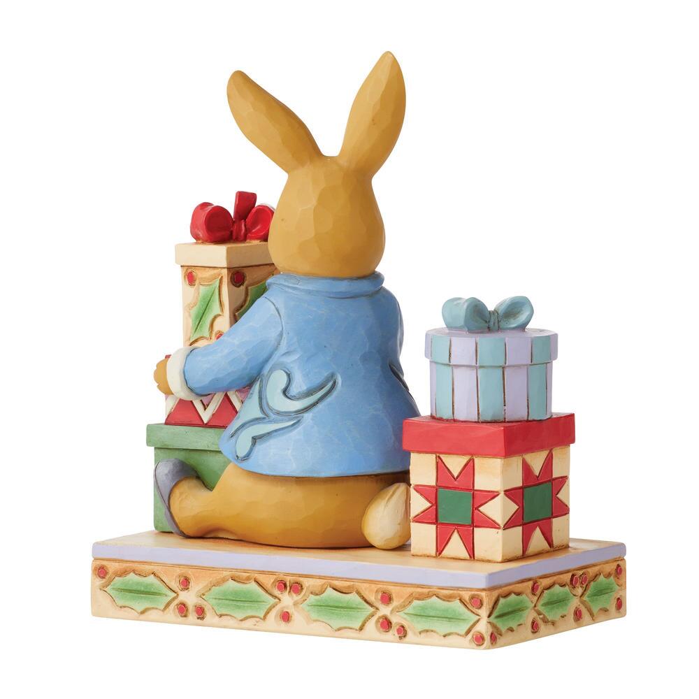 Jim Shore Beatrix Potter: Peter Rabbit Presents Figurine sparkle-castle