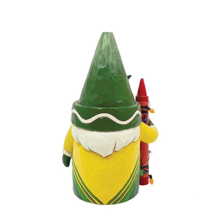 Jim Shore Crayola: Gnome Holding Crayon Figurine sparkle-castle