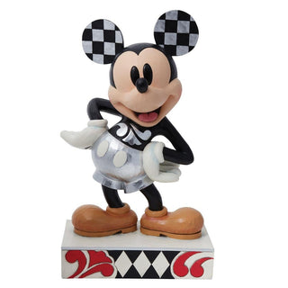 Jim Shore Disney Traditions: 100th Anniversary Mickey Mouse Big Figurine sparkle-castle