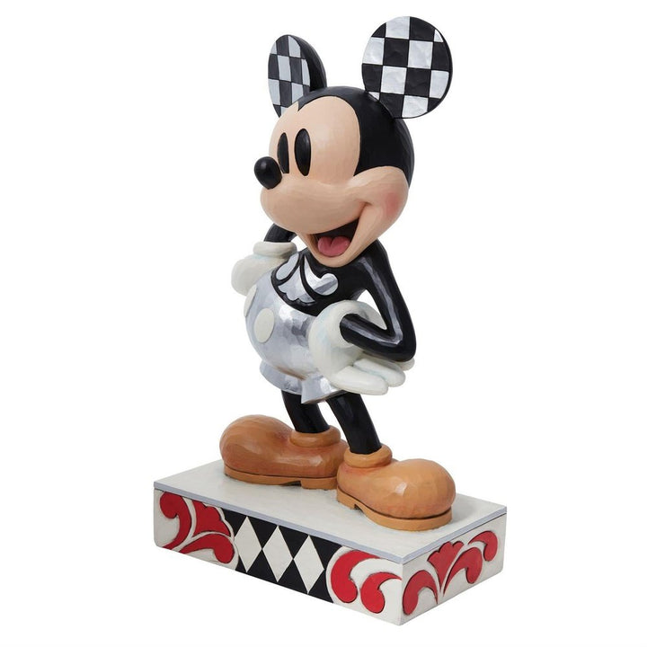Jim Shore Disney Traditions: 100th Anniversary Mickey Mouse Big Figurine sparkle-castle