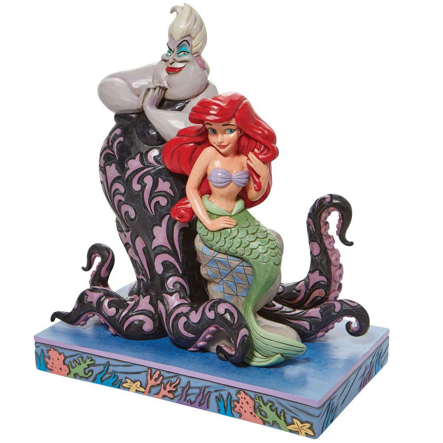 Jim Shore Disney Traditions: Ariel Ursula Figurine sparkle-castle