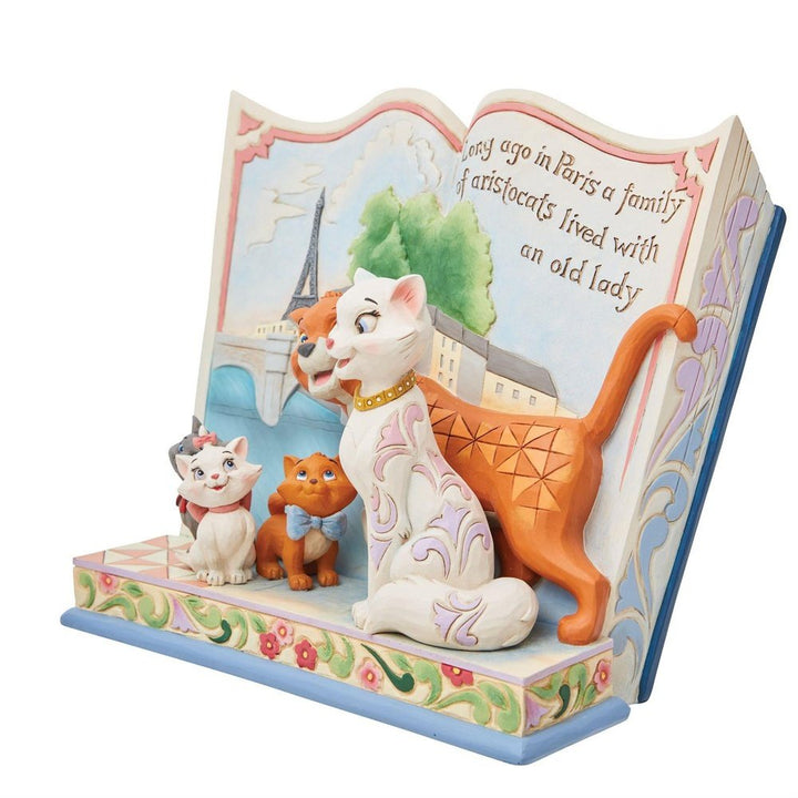 Jim Shore Disney Traditions: Aristocats Storybook Figurine sparkle-castle
