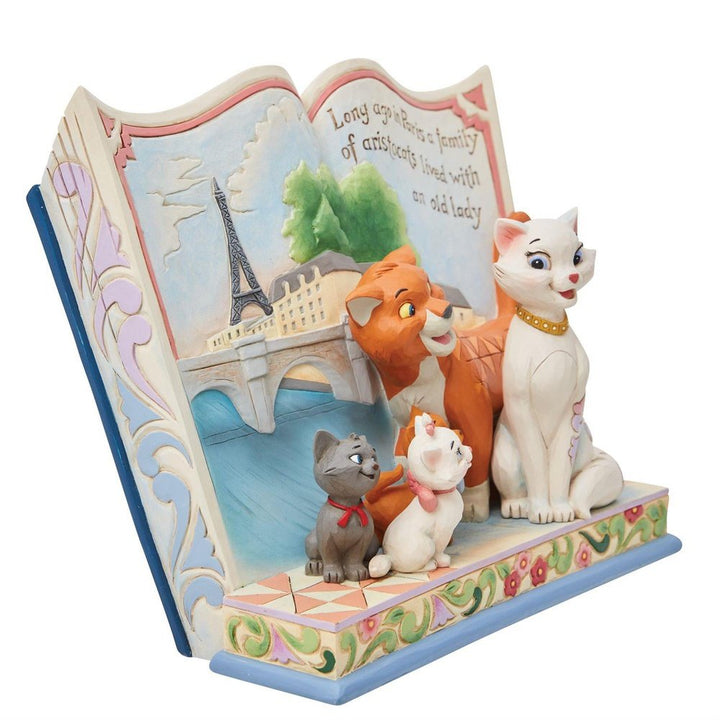 Jim Shore Disney Traditions: Aristocats Storybook Figurine sparkle-castle
