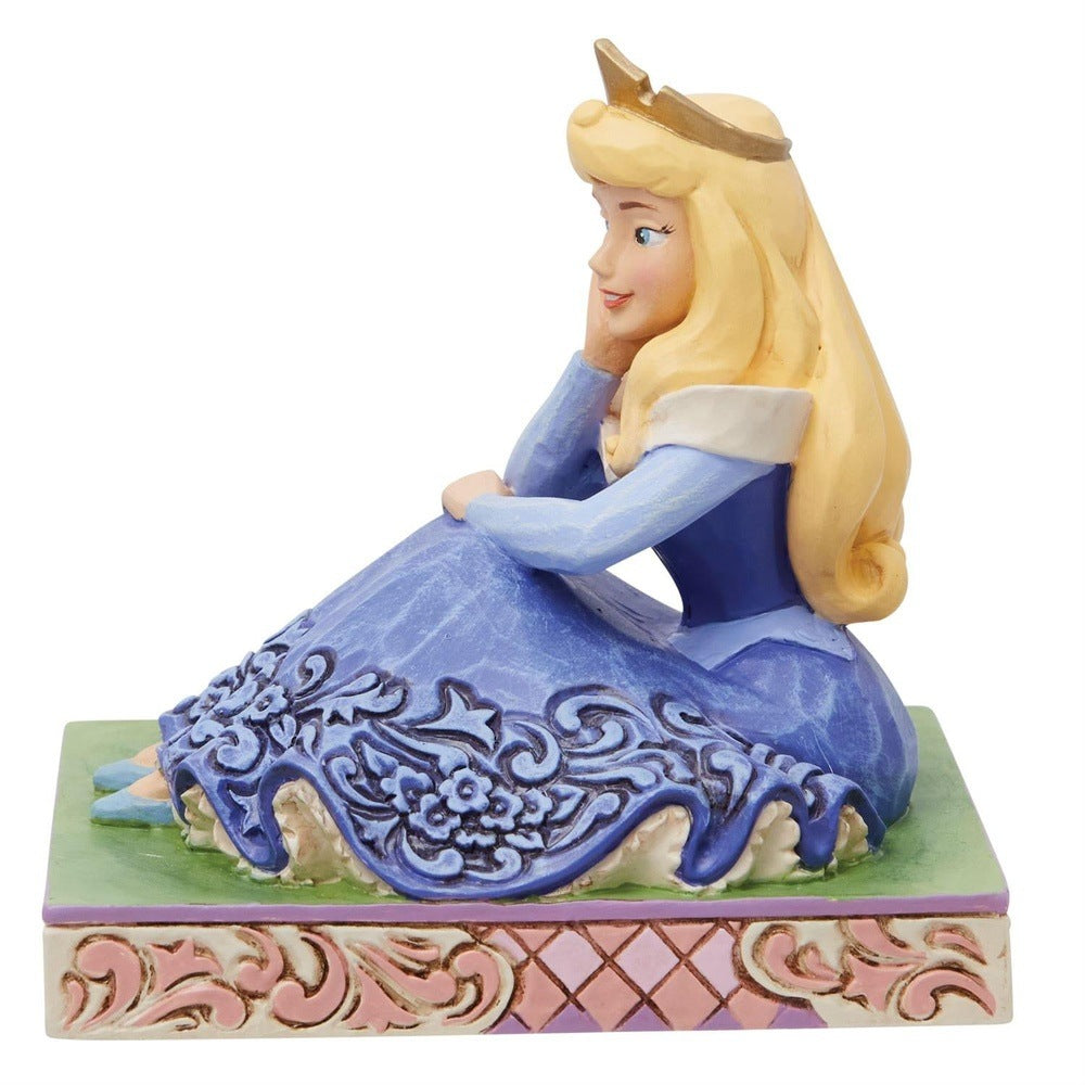 Jim Shore Disney Traditions: Aurora Personality Pose Figurine sparkle-castle