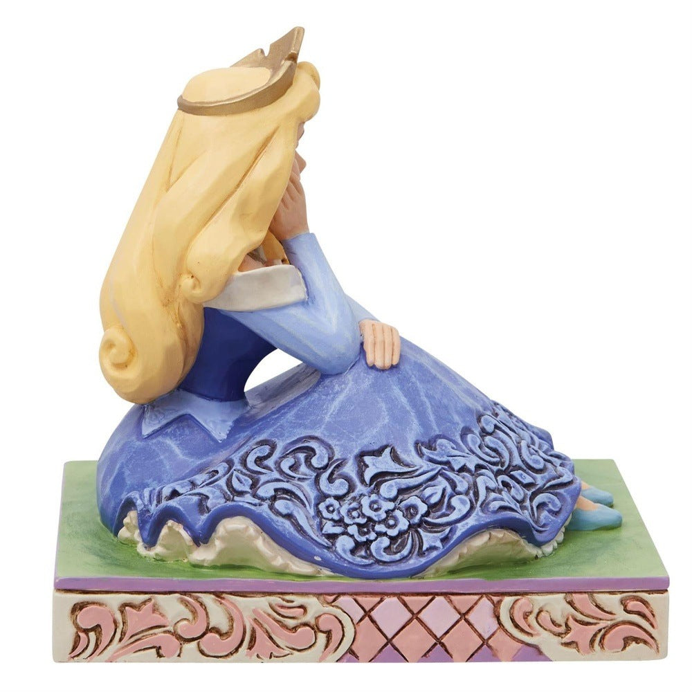 Jim Shore Disney Traditions: Aurora Personality Pose Figurine sparkle-castle