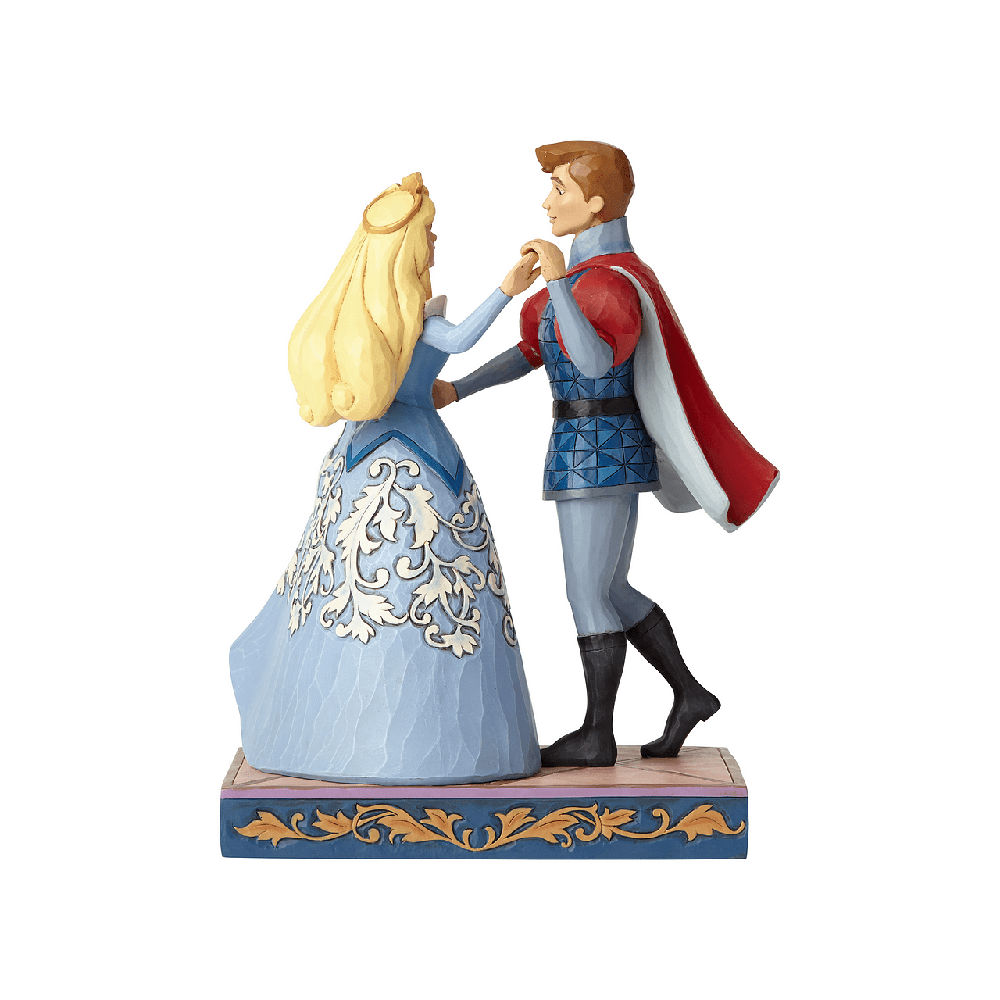 Jim Shore Disney Traditions: Aurora Prince Blue Dress Figurine sparkle-castle