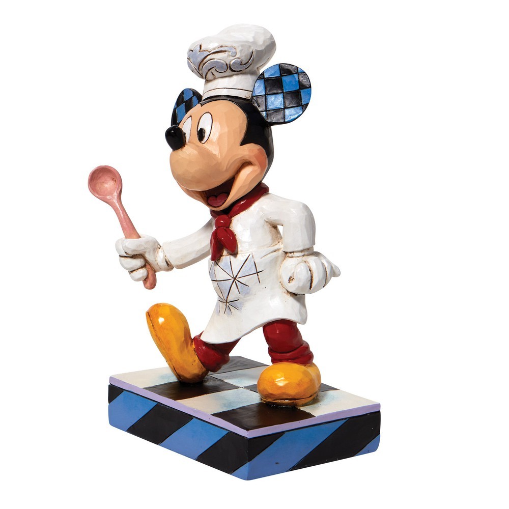 Jim Shore Disney Traditions: Chef Mickey Figurine sparkle-castle