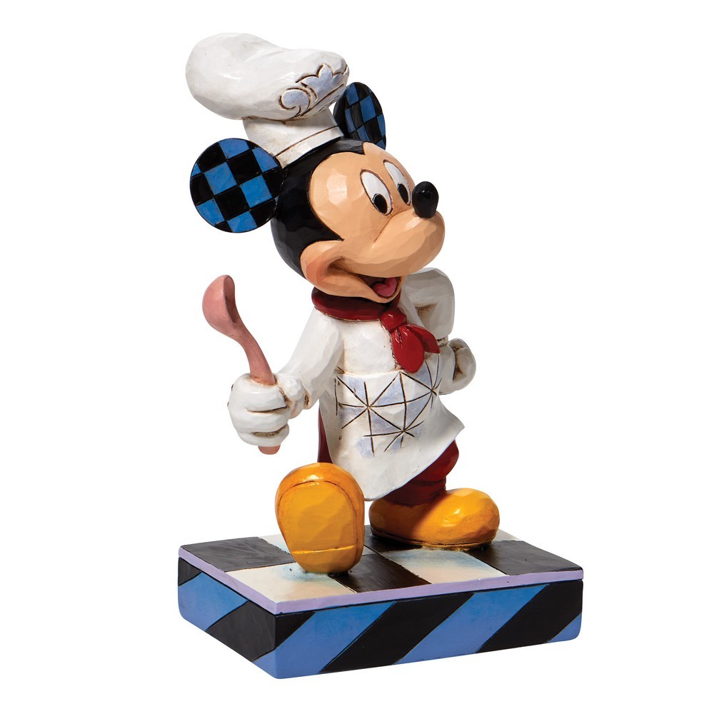 Jim Shore Disney Traditions: Chef Mickey Figurine sparkle-castle