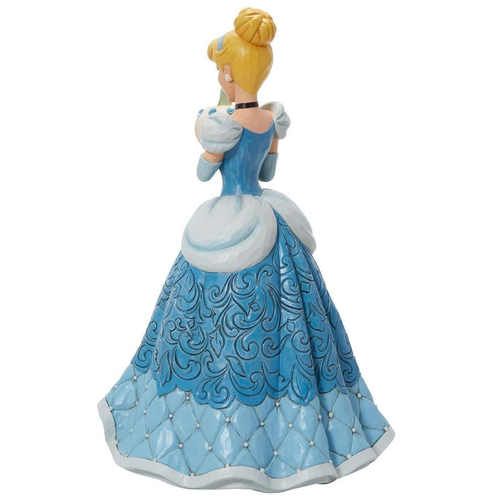 Jim Shore Disney Traditions: Cinderella Deluxe 5th in Series Figurine sparkle-castle