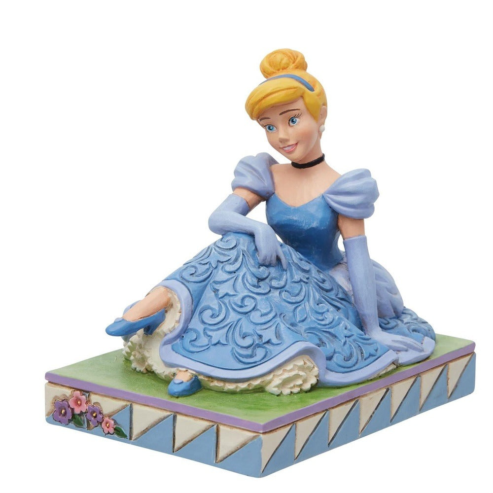 Jim Shore Disney Traditions: Cinderella Personality Pose Figurine sparkle-castle