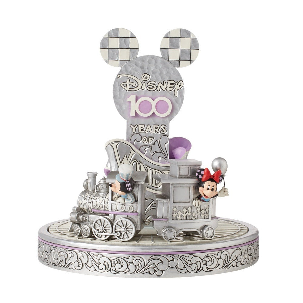 Jim Shore Disney Traditions: D100 Train Figurine sparkle-castle
