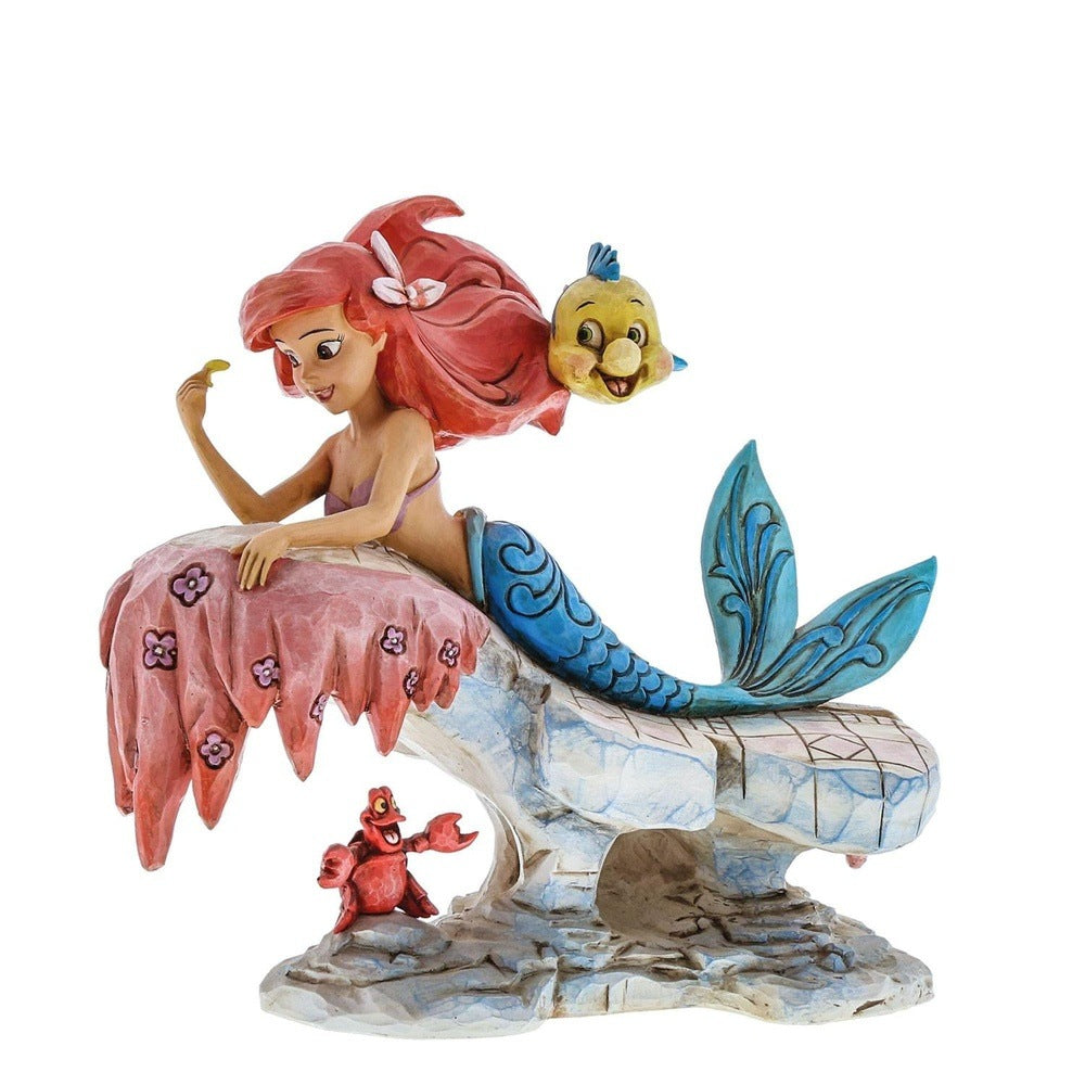Jim Shore Disney Traditions: Daydreaming Ariel Figurine sparkle-castle