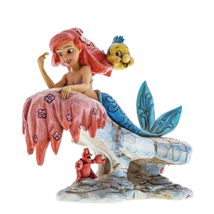 Jim Shore Disney Traditions: Daydreaming Ariel Figurine sparkle-castle
