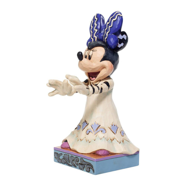 Jim Shore Disney Traditions: Halloween Minnie Figurine sparkle-castle