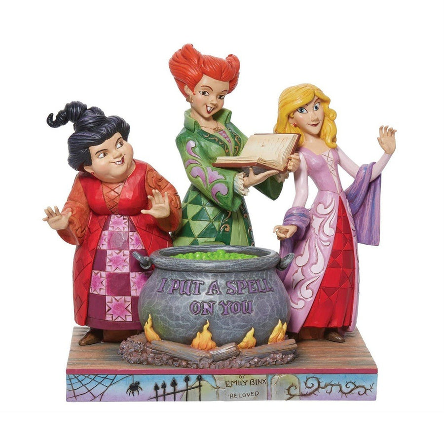 Jim Shore Disney Traditions: Hocus Pocus Sanderson Sisters Figurine sparkle-castle