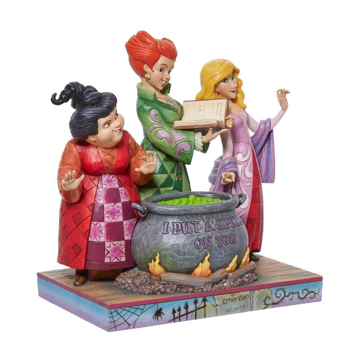 Jim Shore Disney Traditions: Hocus Pocus Sanderson Sisters Figurine sparkle-castle
