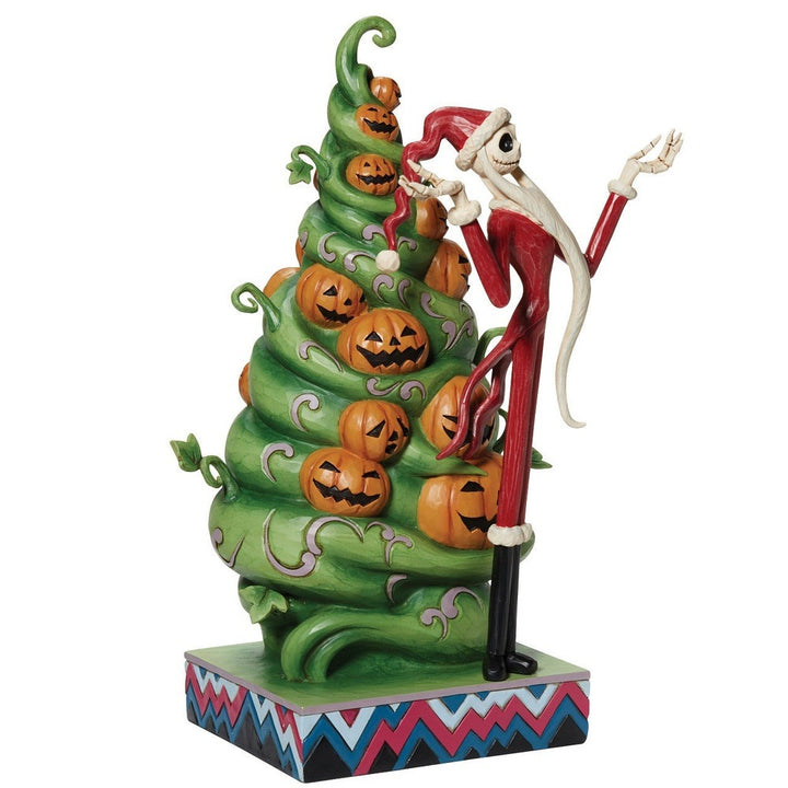 Jim Shore Disney Traditions: Interchangeable Jack For Halloween and Christmas Figurine sparkle-castle
