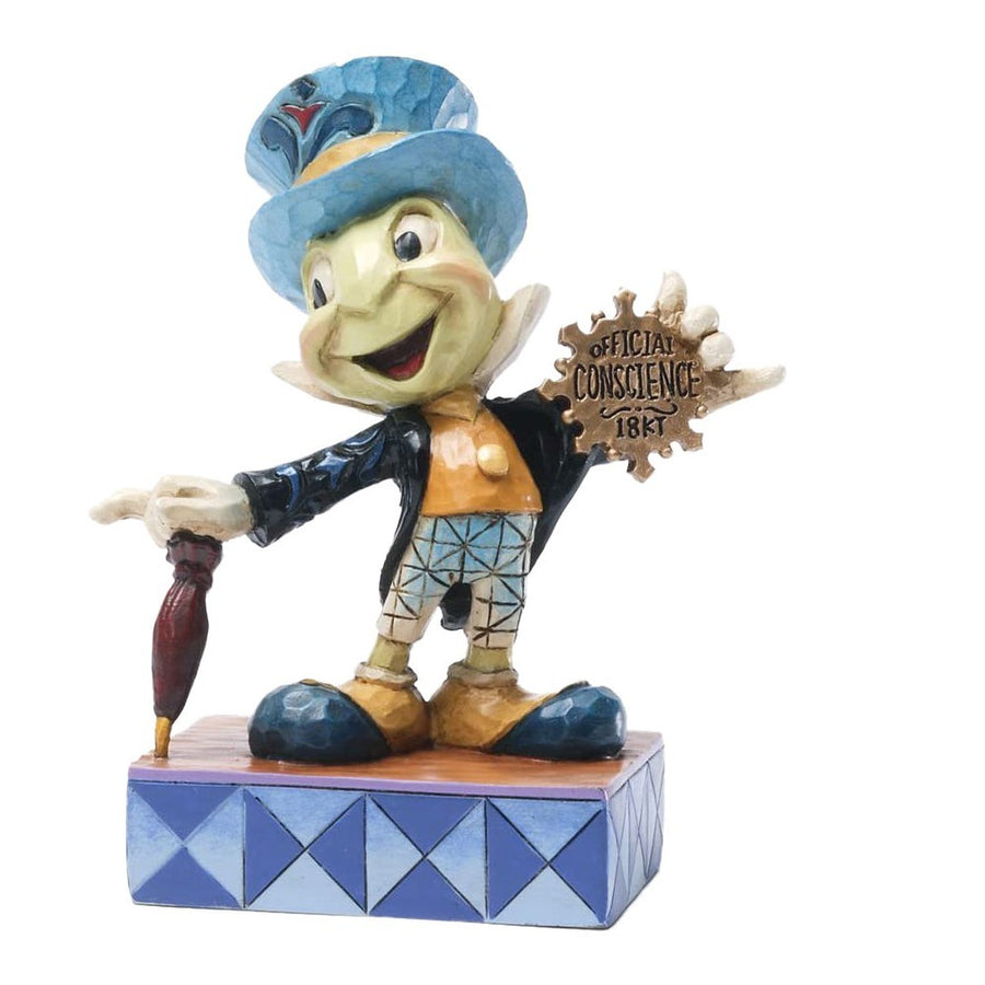 Jim Shore Disney Traditions: Jiminy Cricket Figurine sparkle-castle