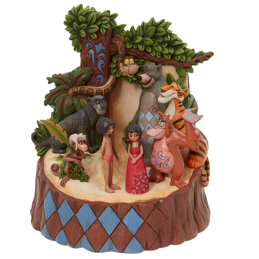 Jim Shore Disney Traditions: Jungle Book Carved Heart Figurine sparkle-castle