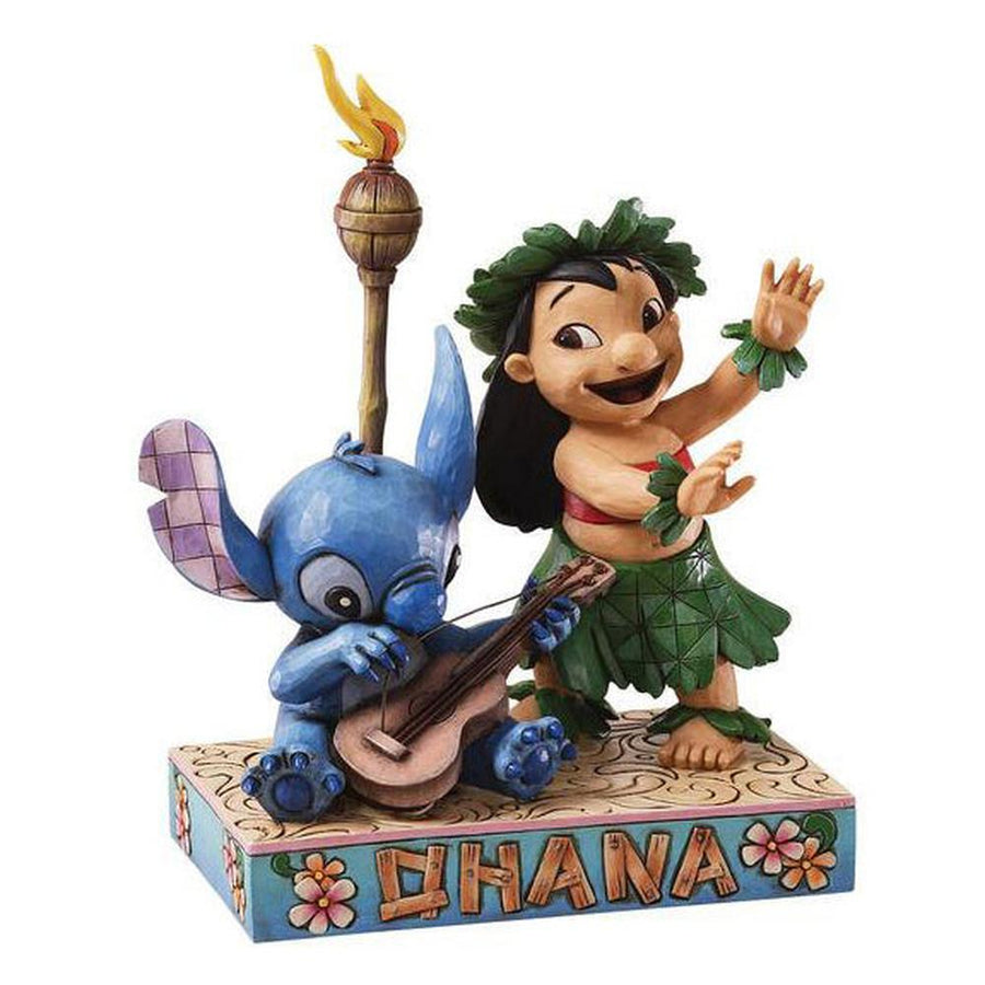 Jim Shore Disney Traditions: Lilo Stitch Luau Figurine sparkle-castle