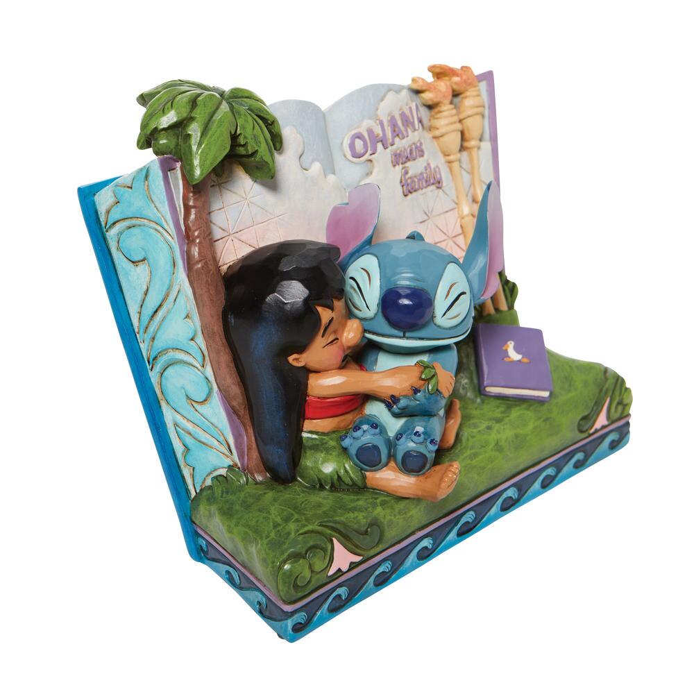 Jim Shore Disney Traditions: Lilo Stitch Storybook Figurine sparkle-castle