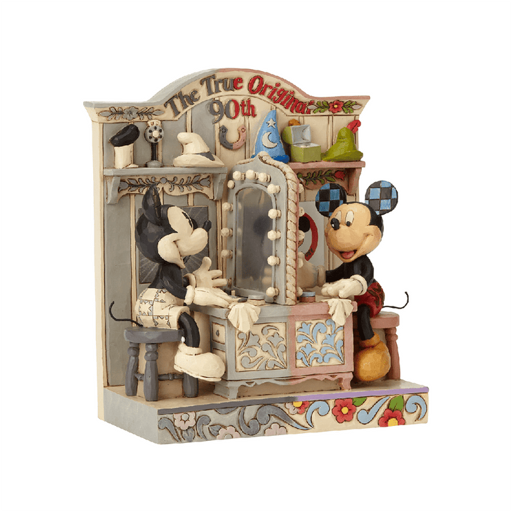 Jim Shore Disney Traditions: Mickey 90th Anniversary Figurine sparkle-castle