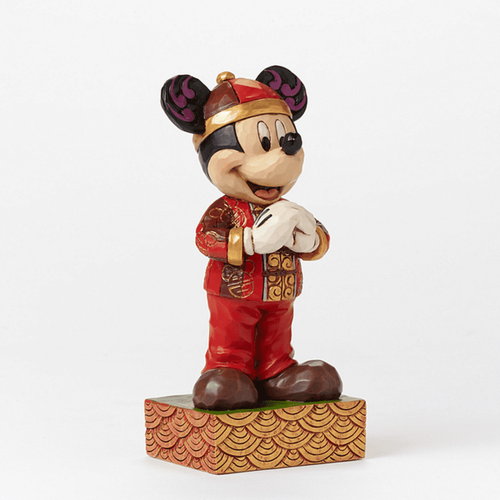 Jim Shore Disney Traditions: Mickey Around World, China Figurine sparkle-castle