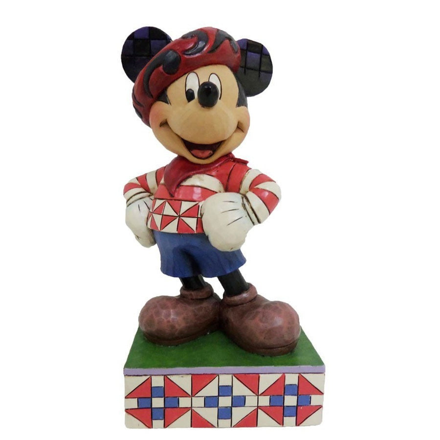 Jim Shore Disney Traditions: Mickey Around World, France Figurine sparkle-castle