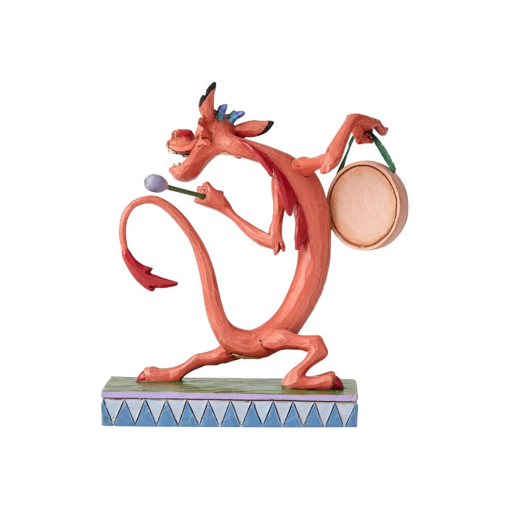 Jim Shore Disney Traditions: Mushu Personality Pose Figurine sparkle-castle