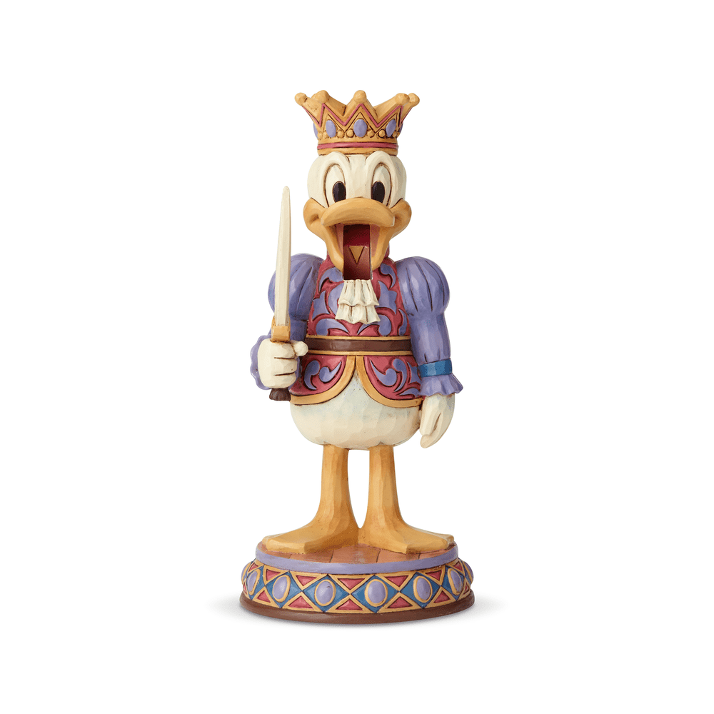 Jim Shore Disney Traditions: Nutcracker Donald Figurine sparkle-castle