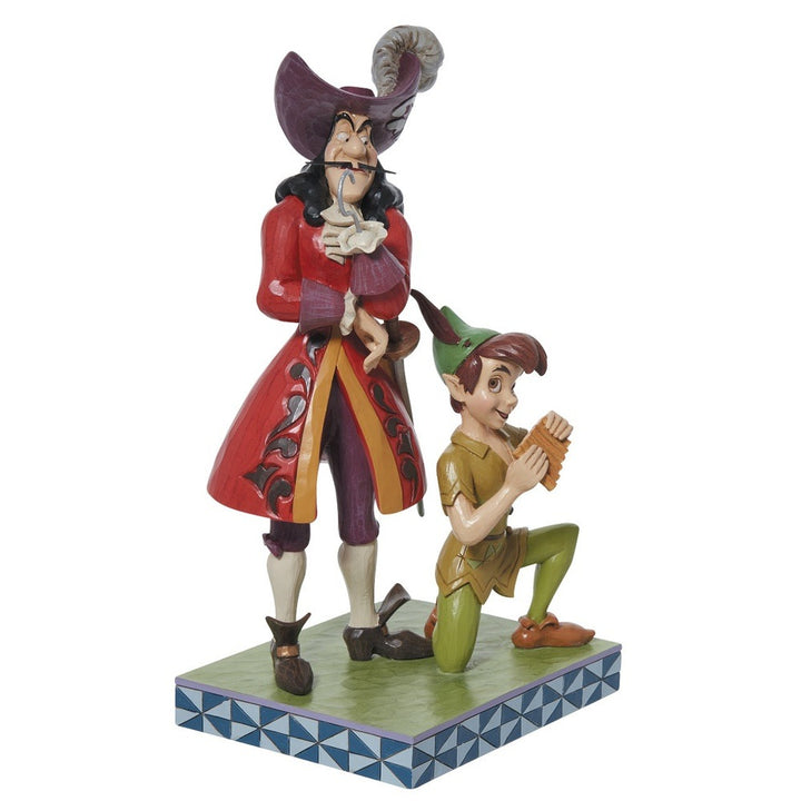 Jim Shore Disney Traditions: Peter Pan & Captain Hook Figurine sparkle-castle