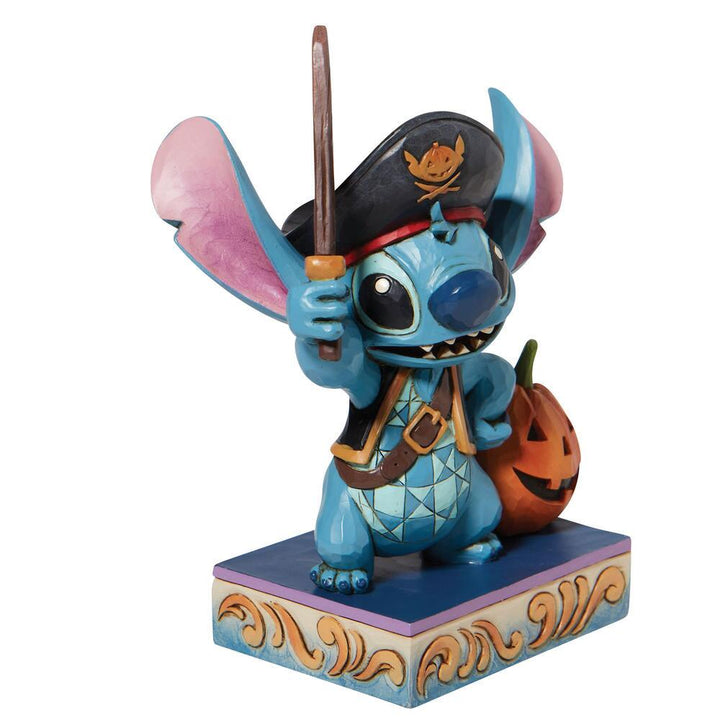Jim Shore Disney Traditions: Pirate Stitch Figurine sparkle-castle