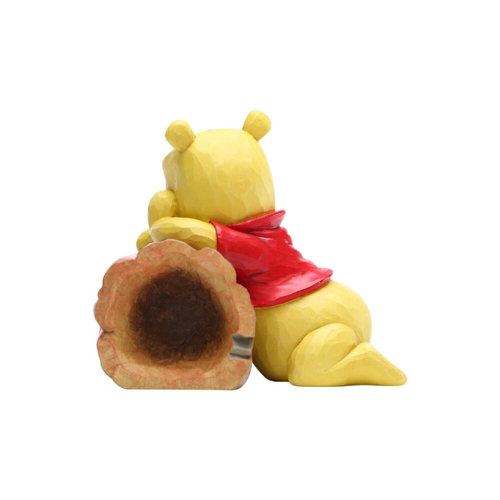 Jim Shore Disney Traditions: Pooh Piglet Log Figurine sparkle-castle