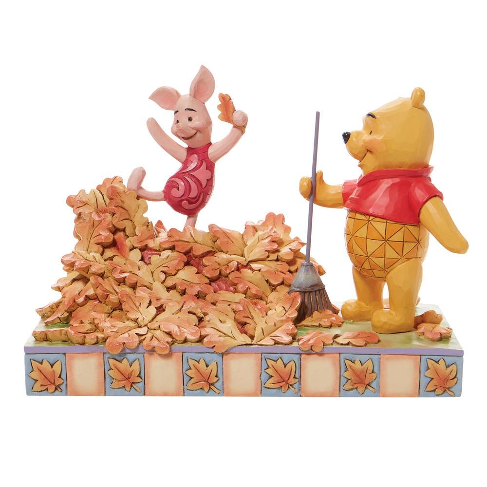 Jim Shore Disney Traditions: Pooh Piglet Fall Figurine sparkle-castle