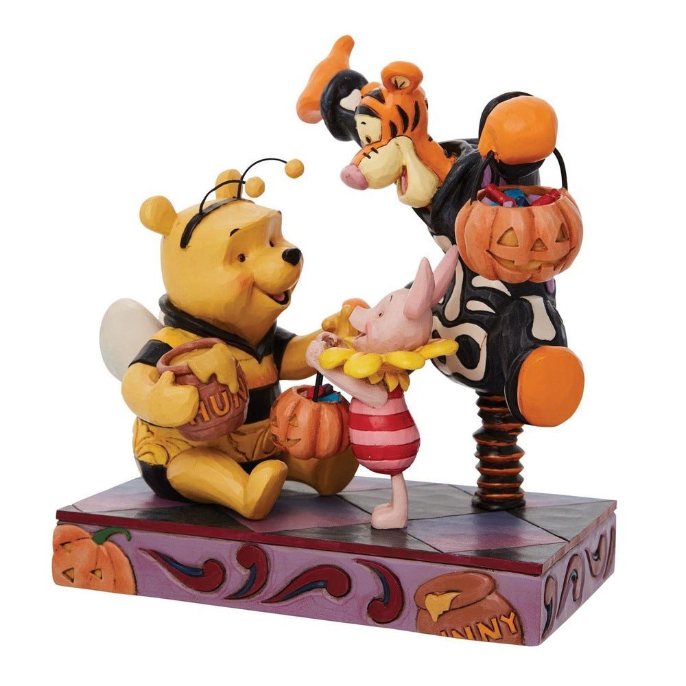 Jim Shore Disney Traditions: Pooh & Friends Halloween Figurine sparkle-castle