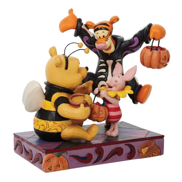 Jim Shore Disney Traditions: Pooh & Friends Halloween Figurine sparkle-castle