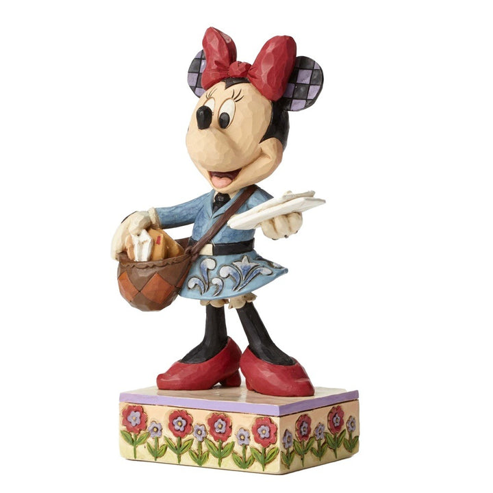 Jim Shore Disney Traditions: Postal Carrier Minnie Mouse Figurine sparkle-castle