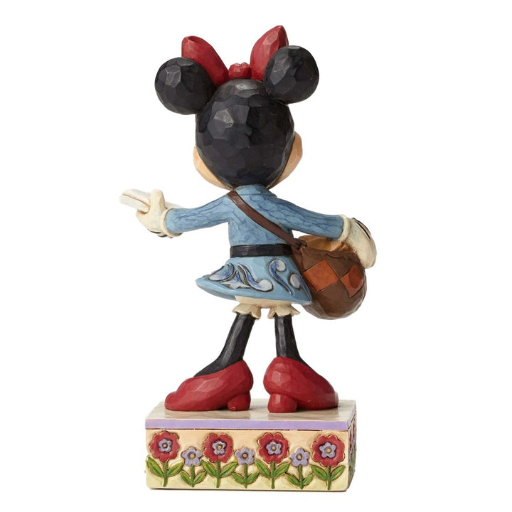 Jim Shore Disney Traditions: Postal Carrier Minnie Mouse Figurine sparkle-castle