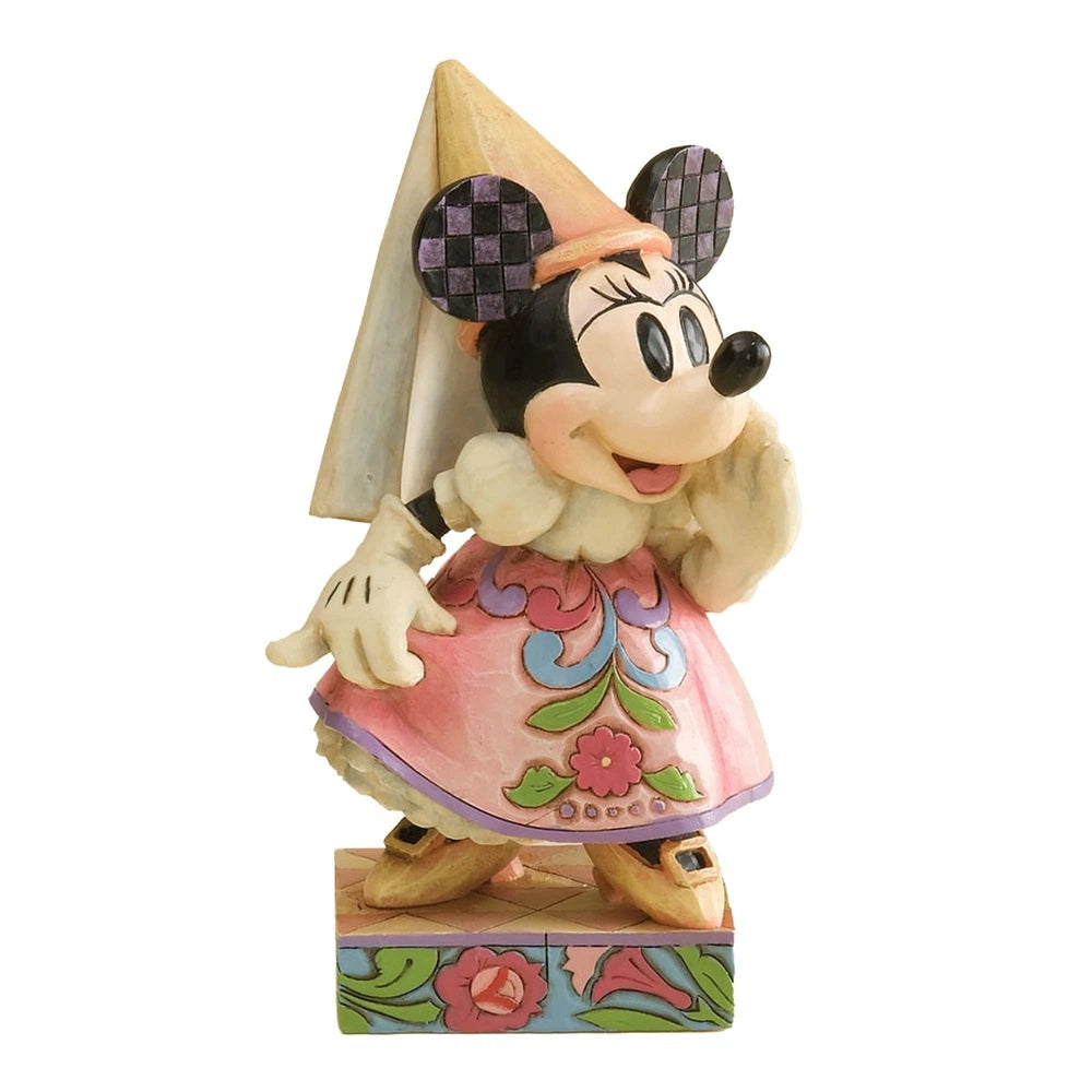 Jim Shore Disney Traditions: Princess Minnie Mouse Personality Pose Figurine sparkle-castle