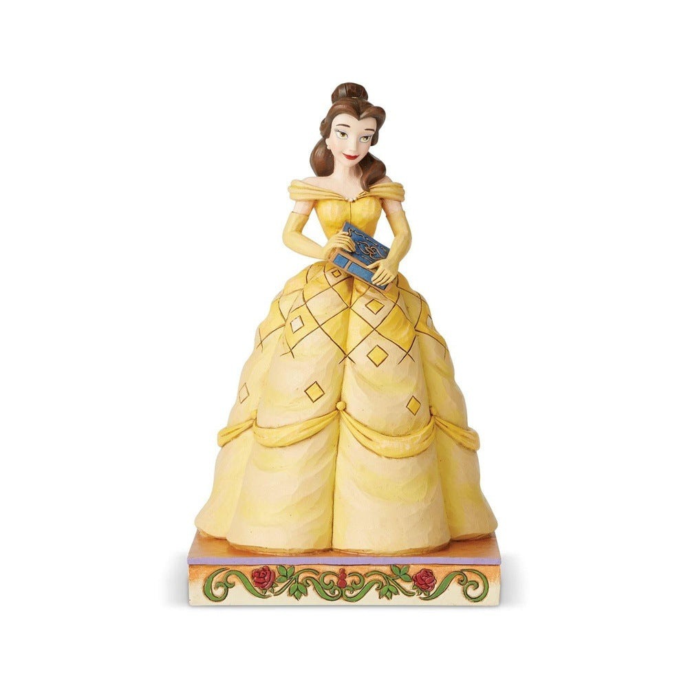 Jim Shore Disney Traditions: Princess Passion Belle Figurine sparkle-castle