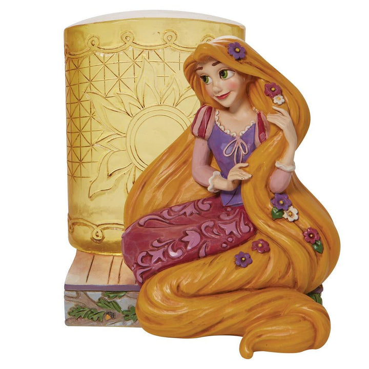 Jim Shore Disney Traditions: Rapunzel Lantern Figurine sparkle-castle