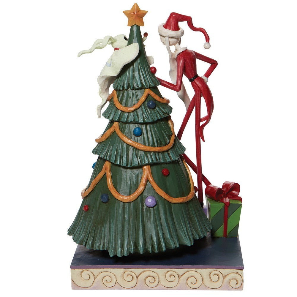 Jim Shore Disney Traditions: Santa Jack Zero Tree Figurine sparkle-castle