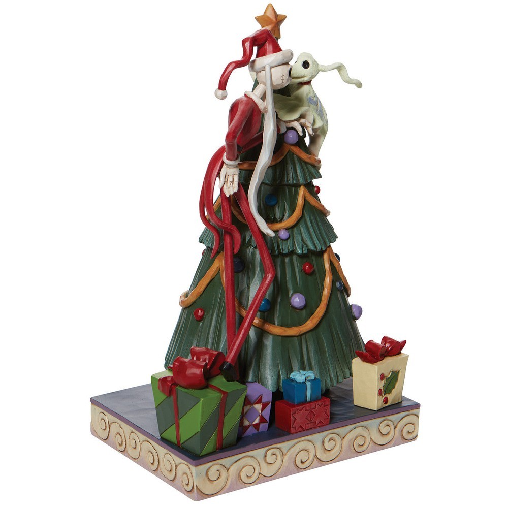 Jim Shore Disney Traditions: Santa Jack Zero Tree Figurine sparkle-castle