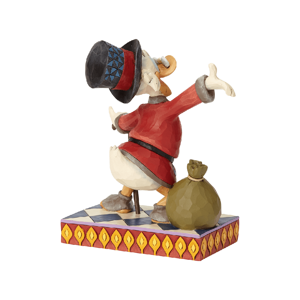 Jim Shore Disney Traditions: Scrooge McDuck Personality Pose Figurine sparkle-castle