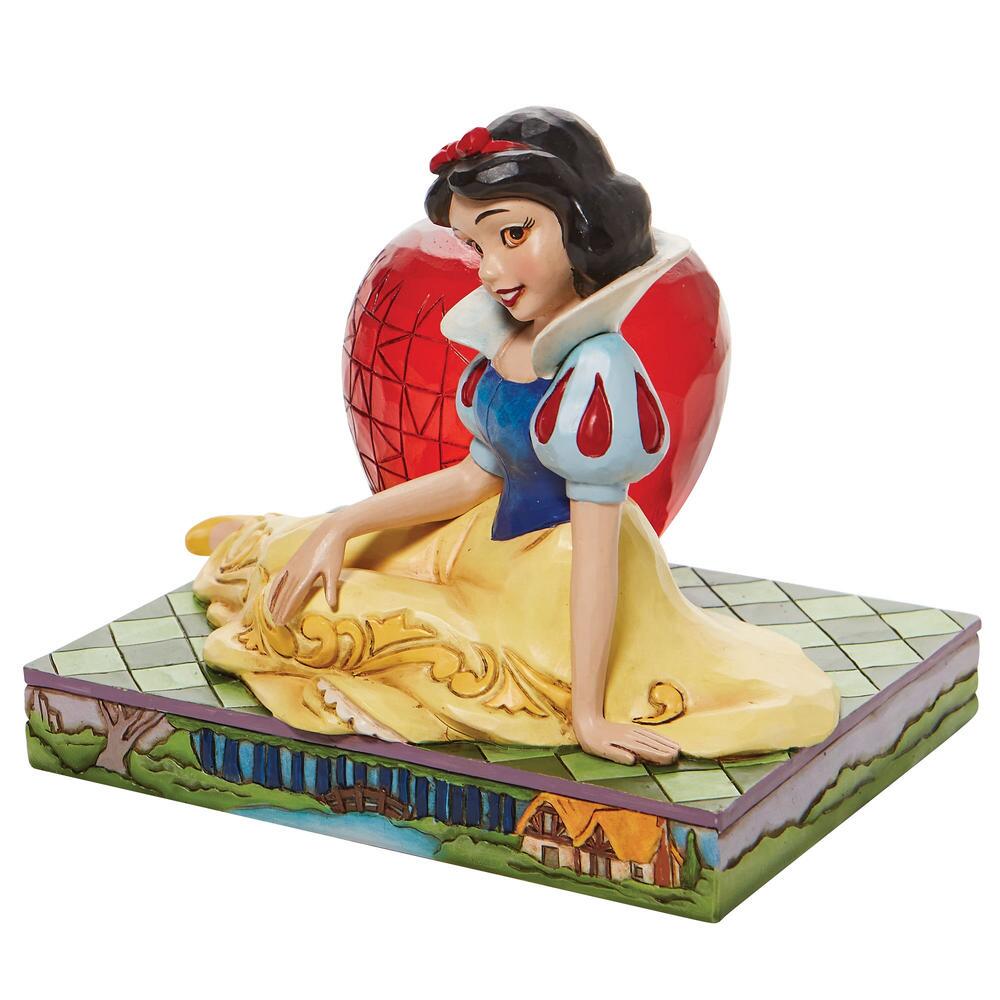 Jim Shore Disney Traditions: Snow White Apple Figurine sparkle-castle